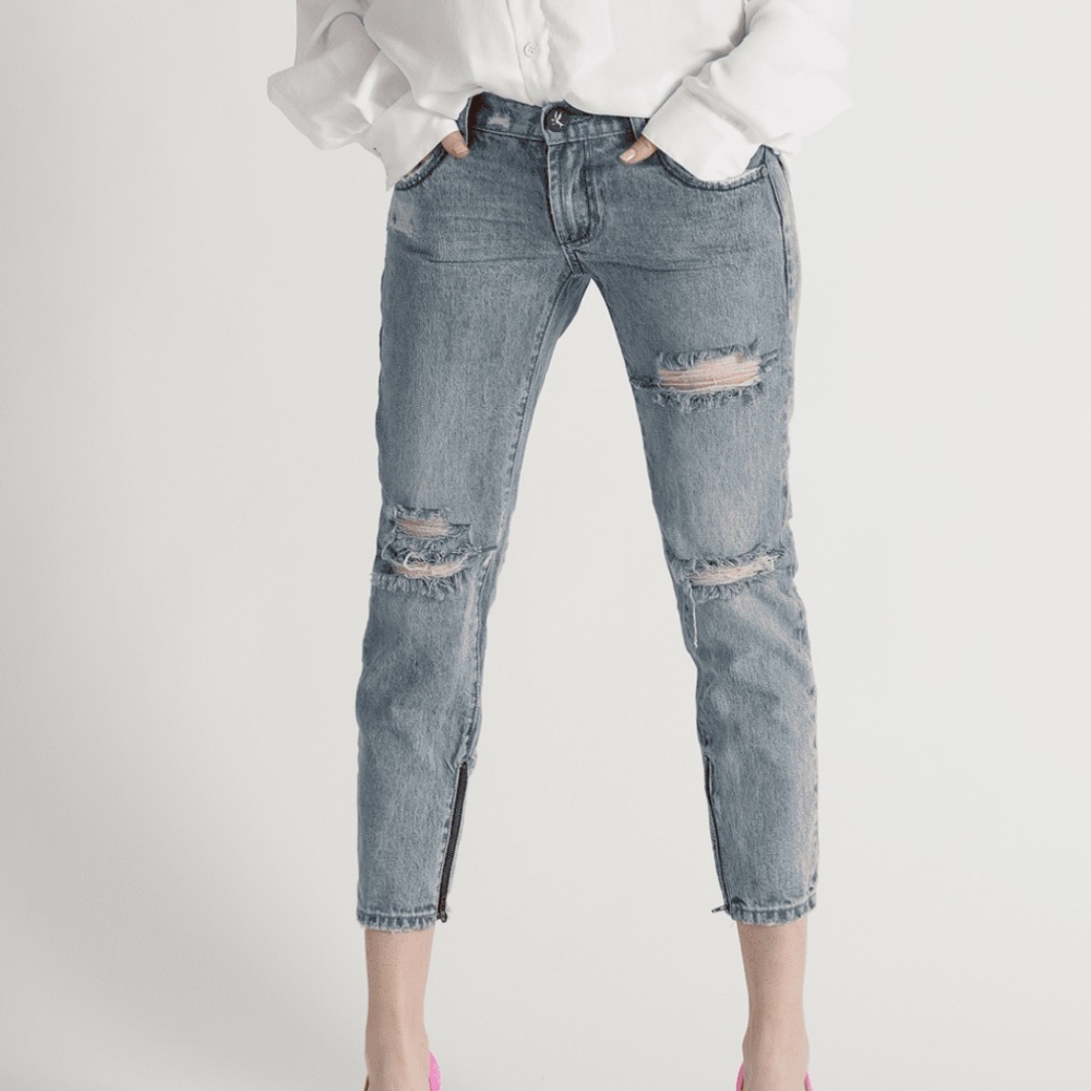 Freebird LW Rigid Skinny Jean in Salty Dog
